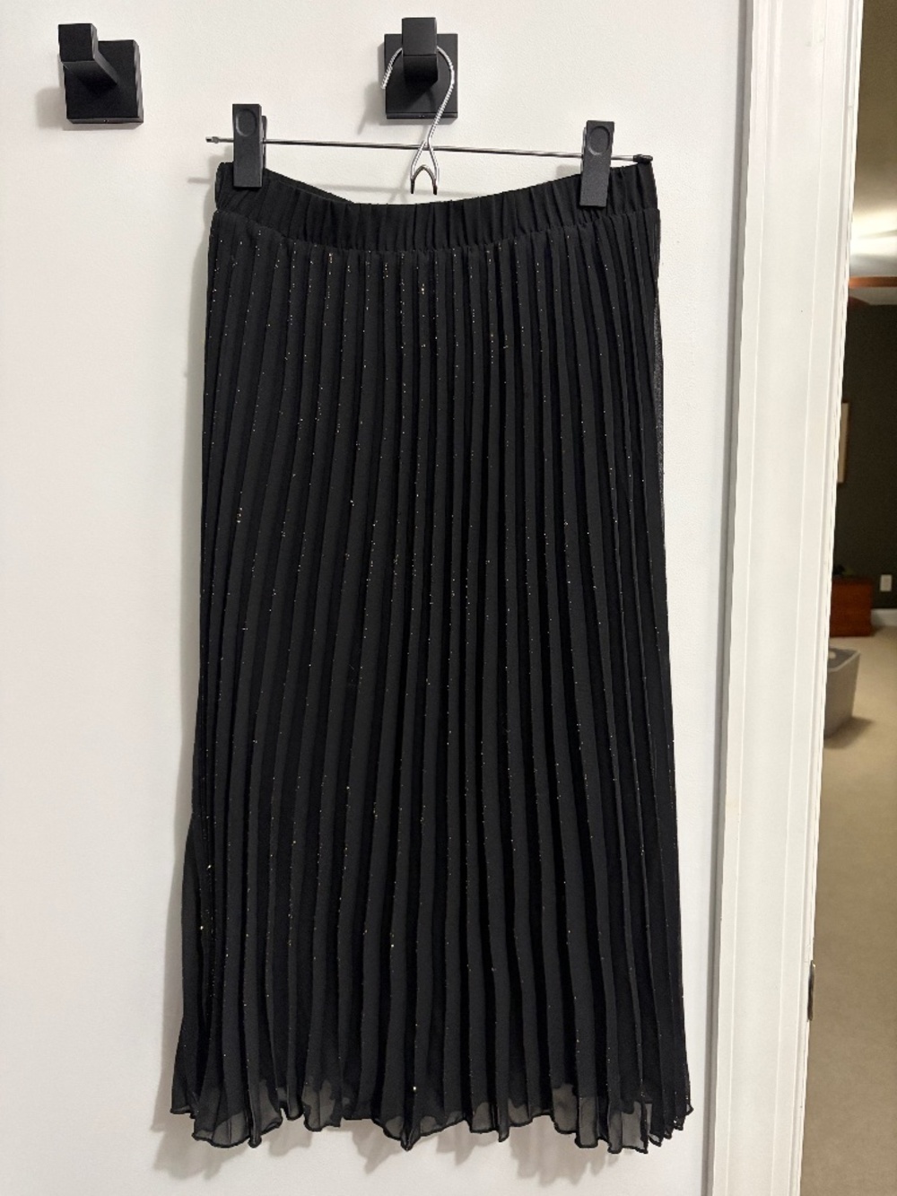 WDNY Black Sparkle Skirt